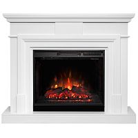 Каминокомплект MARCO/СМАРТ Белый с очагом Электроочаг SPARTA 25.5