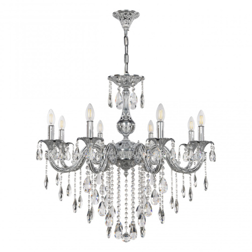 Люстра с хрустальными подвесками AL79101/8/250 B NW Bohemia Ivele Crystal (Богемия Ивеле Кристалл)