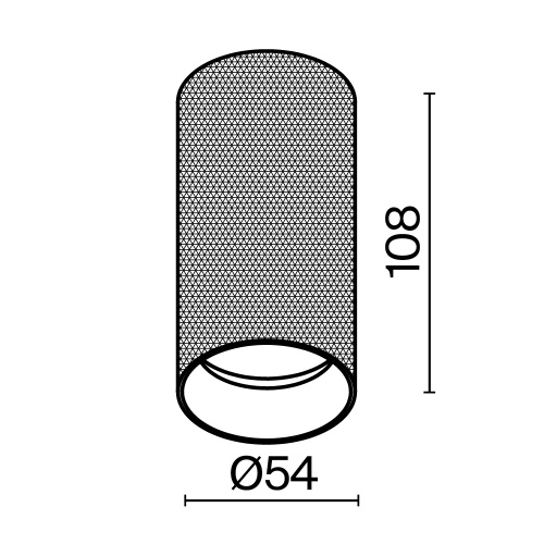 Потолочный светильник Technical C080CL-01-GU10-W фото 3