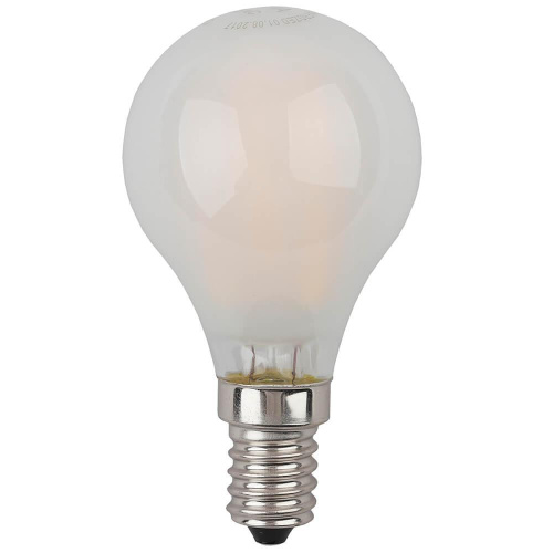Лампа светодиодная филаментная ЭРА E14 9W 4000K матовая F-LED P45-9w-840-E14 frost Б0047027 Лампа светодиодная филаментная ЭРА E14 9W 4000K матовая F-LED P45-9w-840-E14 frost Б0047027