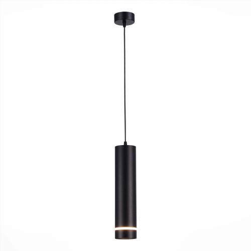 ST115.433.12 Светильник подвесной Черный LED 1*12W 3000K 936Lm Ra>90 120° IP20 D80xH300 165-265V Подвесные светильники фото 4
