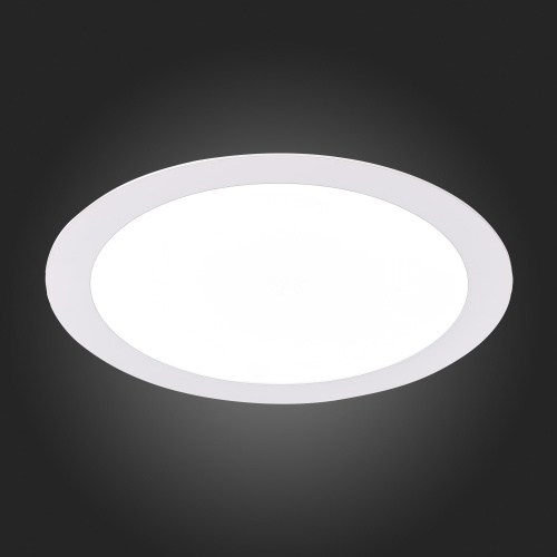 ST209.538.18 Св-к встр. Белый LED 1*18W 3000K 1 296Lm Ra80 110° IP20 D225xH8 90-265V Встраиваемые светильники фото 9