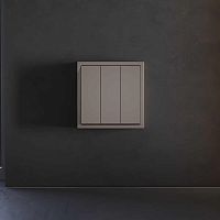 Клавиши для выключателя/переключателя трехклавишного, S70 (капучино) Voltum VLS000514