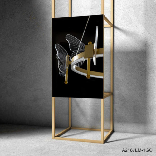 Подвесная светодиодная люстра Arte Lamp Darcy A2187LM-1GO фото 4