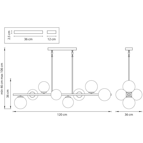 Подвесная люстра Lightstar Croco 815083 фото 5 Подвесная люстра Lightstar Croco 815083 фото 5