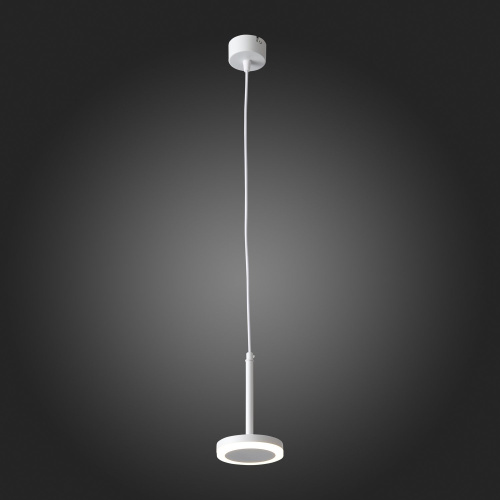 ST104.503.06 Светильник подвесной Белый LED 1*6W 3000K 468Lm Ra>80 120° IP20 D112xH184 170-240V Подвесные светильники фото 2