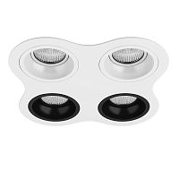 Комплект из светильников и рамки Lightstar Domino Round (214646+214606+214606+214607+214607) D64606060707