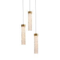 Подвесной светильник MD24030028-3A brass/clear