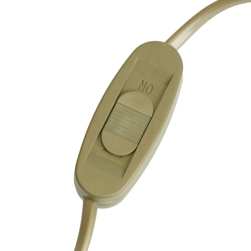 Сетевой шнур с выключателем, 230V 1,9м золото, KF-HK-1-2 фото 5