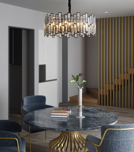 Люстра D8524P/S black/clear фото 2 Люстра D8524P/S black/clear фото 2