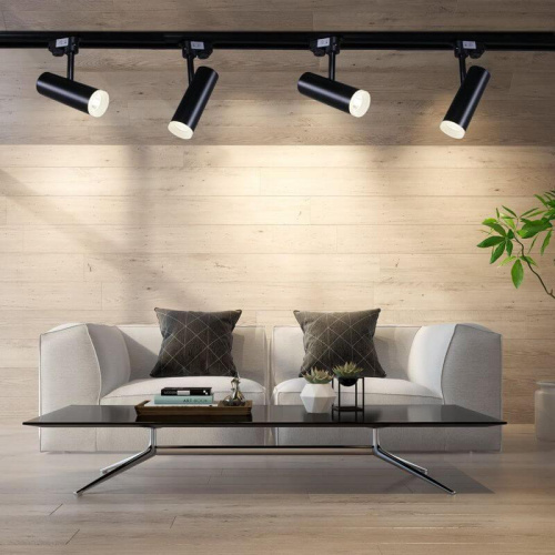 Трековый светодиодный светильник Reluce 06232-9.3-001RN LED10W BK фото 2