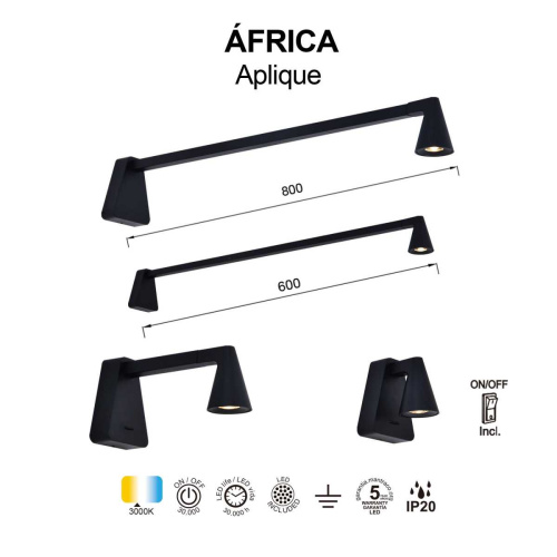 Настенный светильник Mantra Africa 9411 фото 10