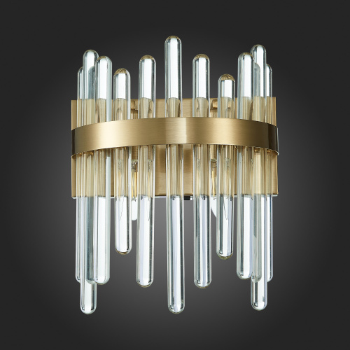 SL1167.301.02 Бра ST-Luce Латунь/Латунь, Прозрачный E14 2*40W TELLURIO фото 3