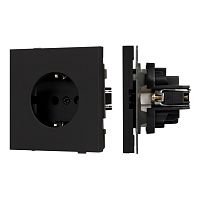 Механизм электрической розетки SCT-TENDO-MEU1-SFPL-BK (230V, 16A) Arlight 054638