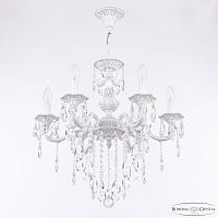 Люстра с хрустальными подвесками AL78101/6/175 B WMN Bohemia Ivele Crystal (Богемия Ивеле Кристалл)