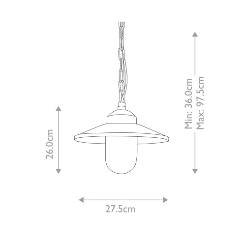 Подвесной фонарь Elstead Lighting, Арт. KLAMPENBORG8-BK фото 2