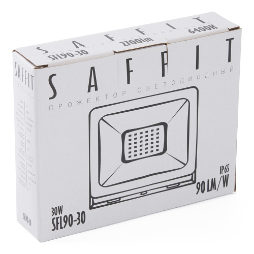 Светодиодный прожектор SAFFIT SFL90-30 IP65 30W 6400K белый фото 7