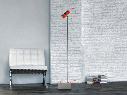 Торшер SHAKER TR 1 Red фото 4