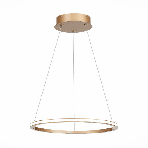 ST604.243.22 Светильник подвесной ST-Luce Золотистый/Белый LED 1*22W 4000K Подвесные светильники фото 3