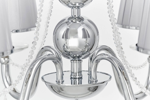 Хрустальная подвесная люстра Lumina Deco Fabione LDP 1200-4 CHR фото 4