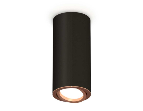 Комплект накладного светильника Ambrella light Techno Spot XS7443005 SBK/PPG черный песок/золото розовое полированное (C7443, N7005) фото 4