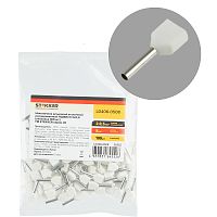 LD406-0508 Наконечник штыревой втулочный изолированный НШВИ(2) 0,5-8 (упаковка 100 шт)