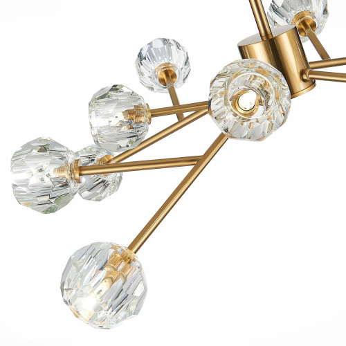 SL1166.303.12 Светильник подвесной ST-Luce Латунь/Прозрачный G9 LED 12*5W ROMANO фото 12