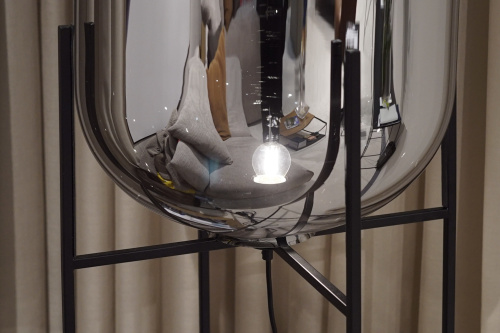 Торшер Oda black/smoky фото 4