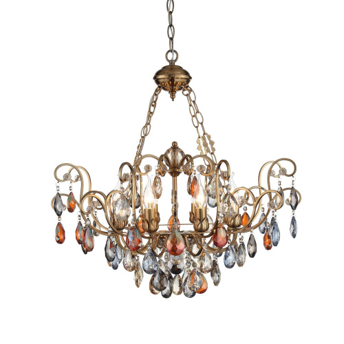 SL421.303.08 Люстра подвесная ST-Luce Бронза/Мульти E14 8*40W VIANETA фото 10