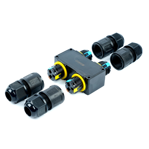 Соединитель-коннектор для проводов H 3-контактный LD558 STEKKER, водонепрониц. пружинный контакт фото 3