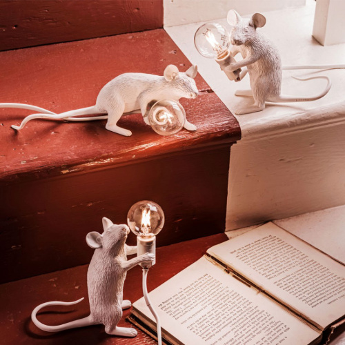 Настольная лампа Mouse Lamp Sitting USB фото 2