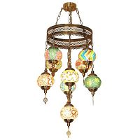 Люстра подвесная Alfa Light F1524-12 AB