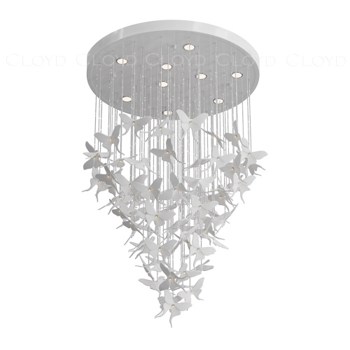 Люстра Cloyd TROPICA C9 / выс. 120 см - керамика - белый (арт.11531) фото 2