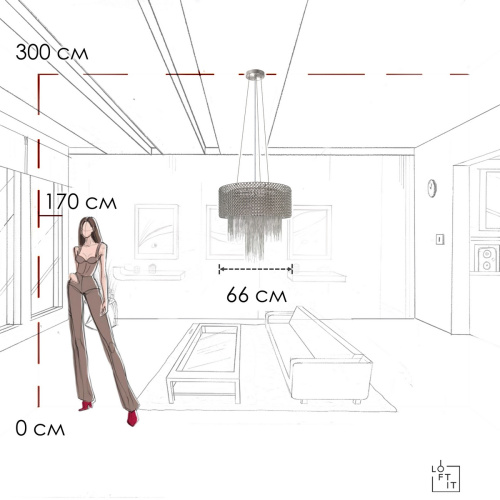 10406/660 Подвесная люстра LOFT IT Opera фото 6