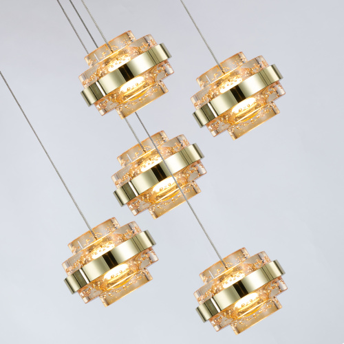 Подвесной светильник MD22030002-5A gold/champagne фото 3