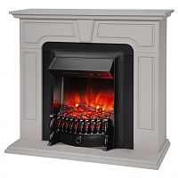 Электрокамин RealFlame Theodor Theodor BG латте с очагом Fobos Lux Black RC