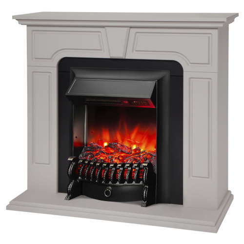 Электрокамин RealFlame Theodor Theodor BG латте с очагом Fobos Lux Black RC