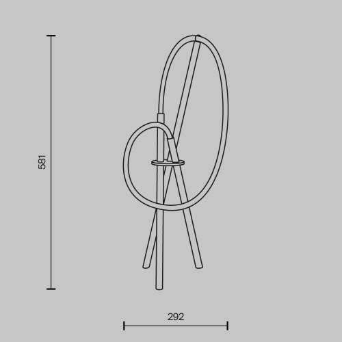 Настольный светильник Maytoni MOD369TL-L15B3K фото 6