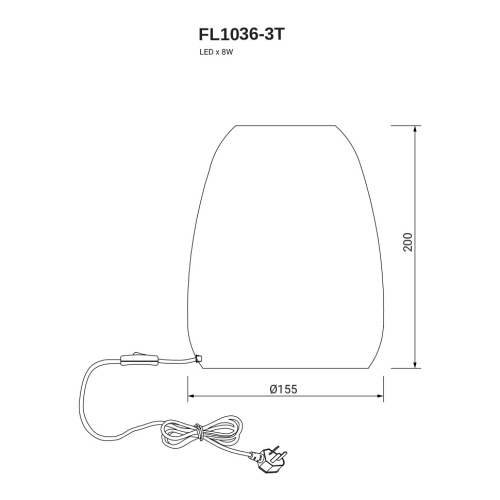 Настольная лампа Magia FL1036-3T фото 7 Настольная лампа Magia FL1036-3T фото 7