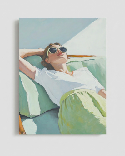 Интерьерная картина "Poolside Lounger" фото 2
