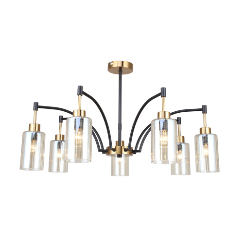 Светильник на штанге Escada 1166/7P E14*40W Brass/Black Светильник на штанге Escada 1166/7P E14*40W Brass/Black