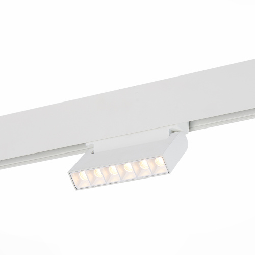 ST364.536.06 Магнитный трековый светильник белый LED 1*6W 3000K 532Lm Ra>80 36° IP20 L120xW22xH108 4 SKYLINE 48 фото 4