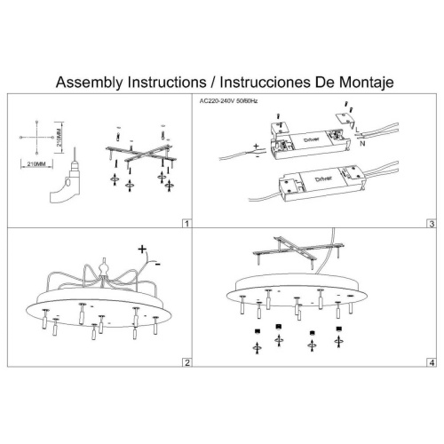 Потолочное основание Mantra Modular Light Florones 9368 фото 8