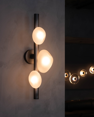 Настенный светильник 5055W/3 black/white фото 6