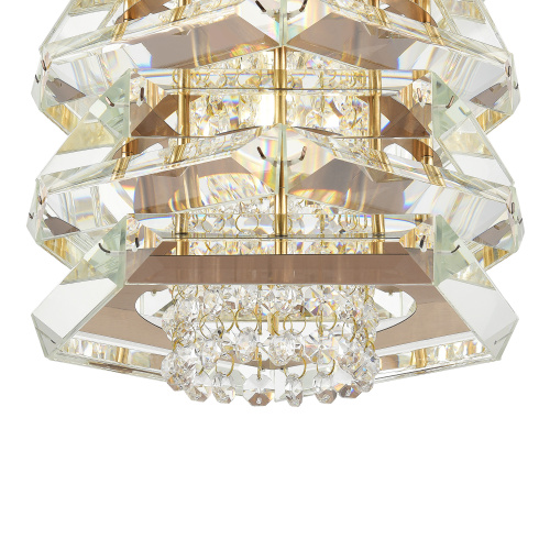 SL6137.203.01 Светильник подвесной ST-Luce медь/прозрачный E14 1*40W STROZZI фото 3