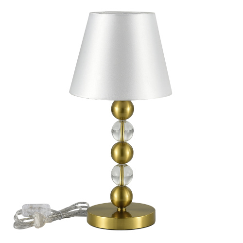 SL2003.304.01 Прикроватная лампа ST-Luce латунь/белый E27 1*40W AURORA фото 4