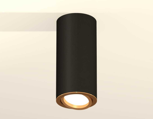 Комплект накладного светильника Ambrella light Techno Spot XS7443004 SBK/PYG черный песок/золото желтое полированное (C7443, N7004) фото 3