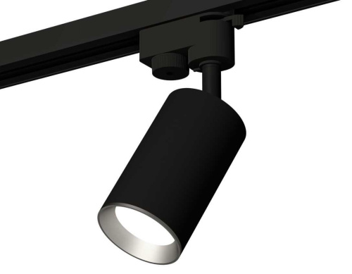 Комплект трекового светильника Ambrella light Track System XT6323004 SBK/PSL черный песок/серебро полированное (A2521, C6323, N6104)