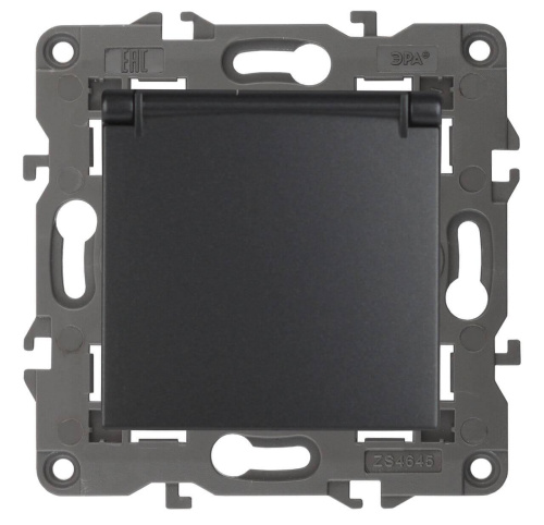 Розетка ЭРА Elegance 2P E Schuko со шторками с крышкой 16A 250V 14-2103-05 Б0034282 Розетка ЭРА Elegance 2P E Schuko со шторками с крышкой 16A 250V 14-2103-05 Б0034282