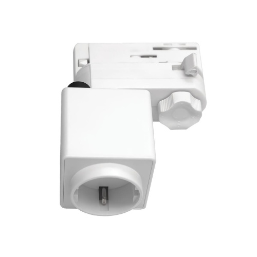 Адаптер для светильника с розеткой Shuko к треку 5030xx-R/5040xx-(F)/(R) Lightstar Quattro 594006-WSA